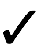 check mark